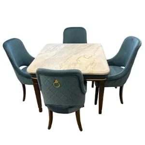 Luxury Square Marble Dining Set