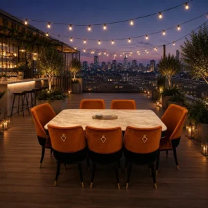 Modern Marble Dining Set