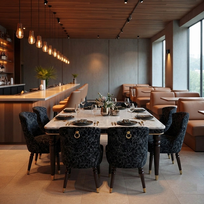 Royal Marble Dining Set