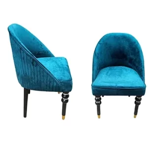 Teal Velvet Accent Chair