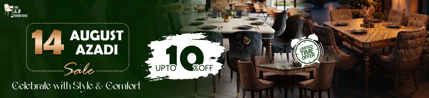 AB Furniture Azadi Sale Banner july 2026